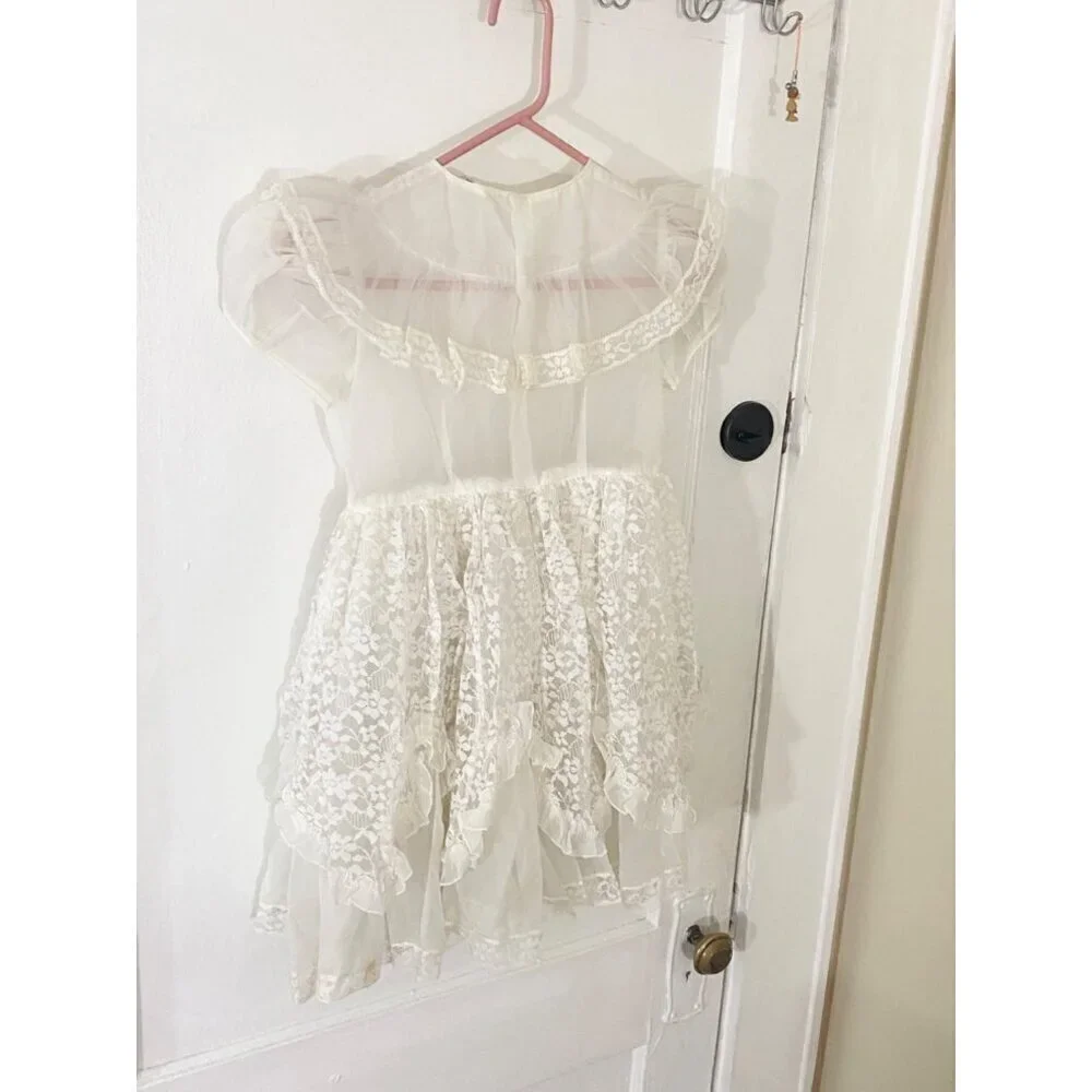 Vintage 1950's First Lady of The Party By Merry Girl - Girls Mesh Dress - No Siz - Picture 4 of 13